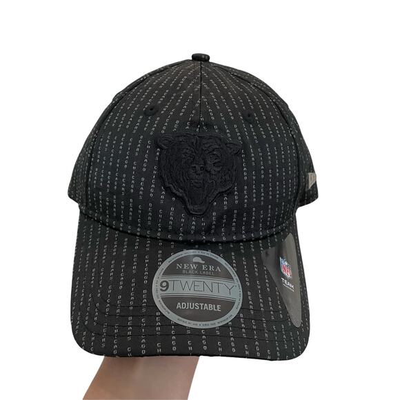 New Era black label Chicago bears adjustable hat - Picture 1 of 4